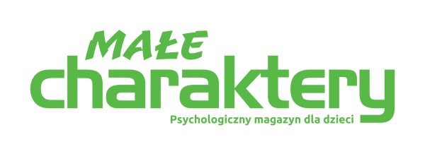 Logo: Małe Charaktery. Magazyn psychologiczny dla najmłodszych