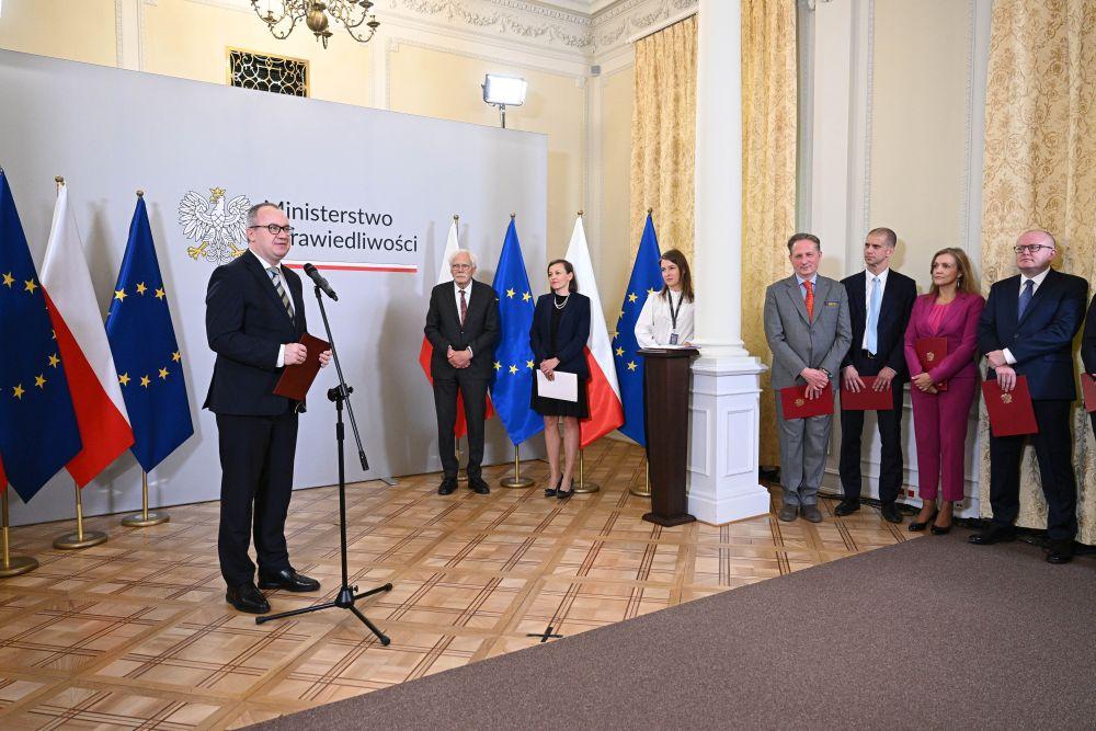 Powołanie członków Komisji Kodyfikacyjnej Prawa Cywilnego. Przemówienie ministra sprawiedliwości